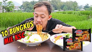 HUSEN IS BACK | MUKBANG 10 PACKS OF KSC NOODLES