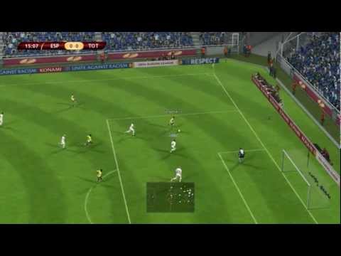 PES 2013 Espanyol vs Tottenham UEFA Europa League