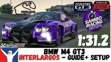 iRacing BMW GT3 Interlagos Guide 1:31.2 - BMW M4 GT3 Interlagos Track Guide & Setup