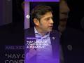 Kicillof: "HAY GANAS DE CONSTRUIR UNA ALTERNATIVA"