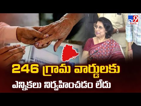 Telangana Local Body Elections 2025 : 246 గ్రామ వార్డులకు ఎన్నికలు నిర్వహించడం లేదు : EC - TV9 - TV9