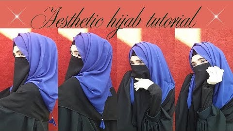 Aesthetic Hijab tutorial || layer Hijab tutorial || by Hannah shah 
