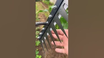 Cào cỏ siêu dị – hiệu quả gấp đôi!  Weird Rake, Double Power! #farming