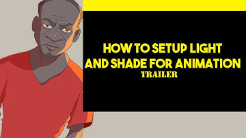 Creating Light and shadows in 2D animation teaser [ TESTS ]