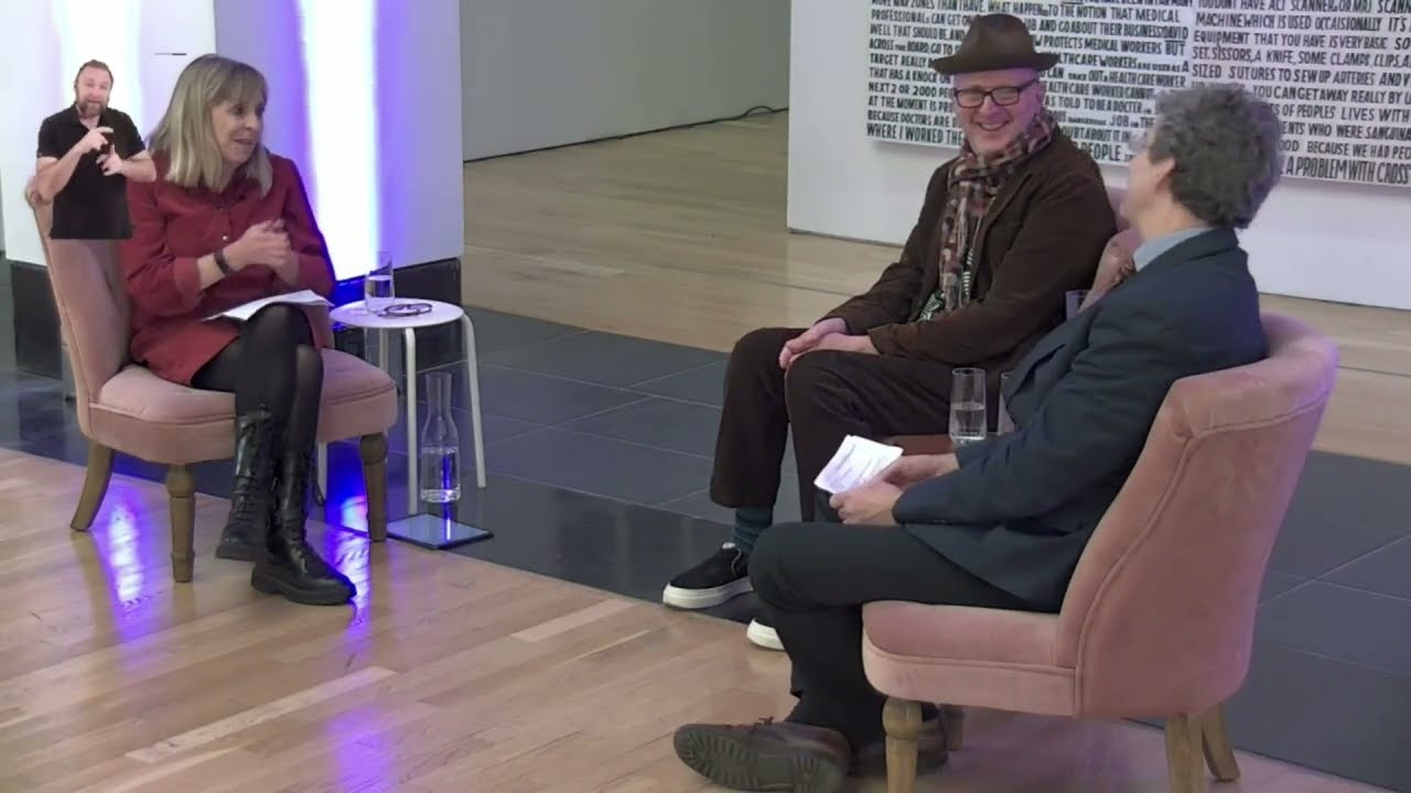 Sgwrs gyda David Nott & Bob a Roberta Smith | David Nott & Bob & Roberta Smith in conversation