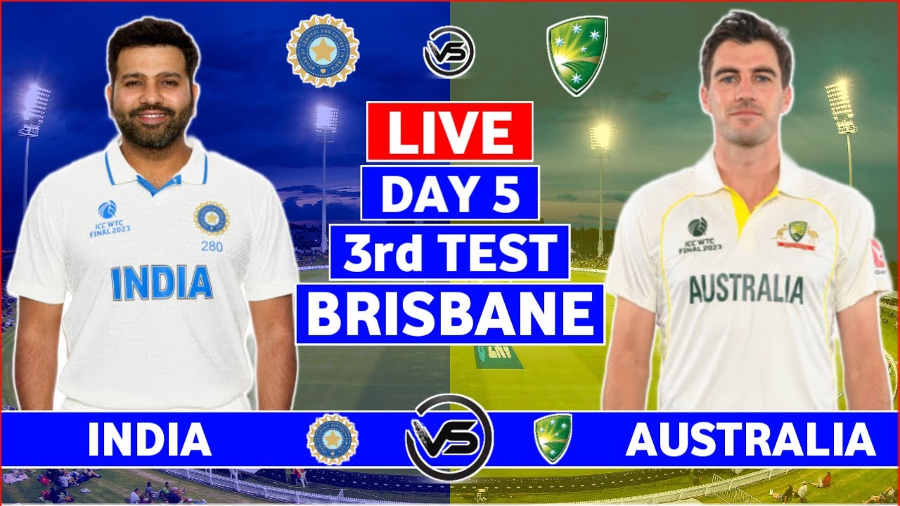 India vs Australia 3rd Test Day 5 Live Scores | IND vs AUS 3rd Test ...