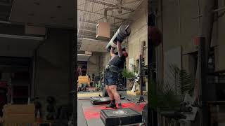 355lbs/161kg Log Press - Last set. Very tired.