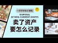 【一步步学会计】第二十二课 || 非流动资产处置 Disposal of Non-current assets