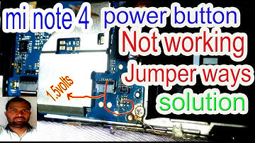 Redmi note4 power button jumper ways 100% working