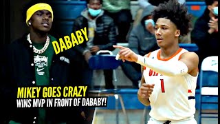 Mikey Williams Goes CRAZY In Front of DABABY \& Wins MVP!! Mikey Coming For That #1 SPOT!!
