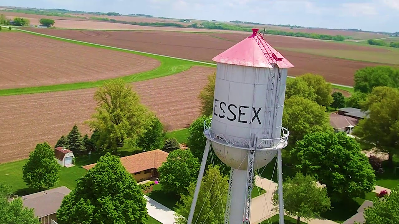 Essex, Iowa Bird's Eye View YouTube