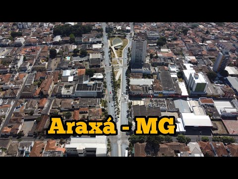 VOANDO COM DRONE POR ARAXÁ MG - SKYLINE