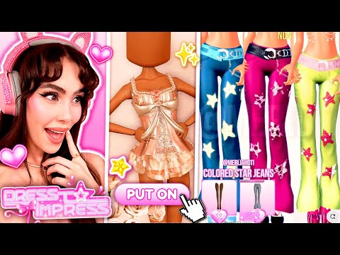 TESTING TOP CUTE OUTFIT HACKS In Dress To Impress