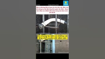 Sai lầm cắt đục cột dầm đi đường điện âm tường