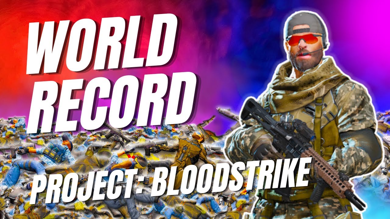 How I Broke The Guinness World Record Title in Project: Bloodstrike! (Official Video)