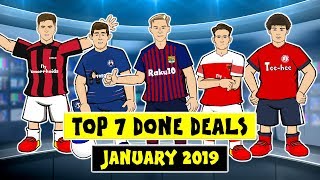 ✍Top 7 Done Deals 2019!✍ (Piatek, De Jong, Pulisic, Pavard, Suarez Transfer Window Parody)