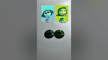 Mixing Emotions from InsideOut 2 - The Result Will Surprise You! (Part 34)#asmr #colors  #insideout2