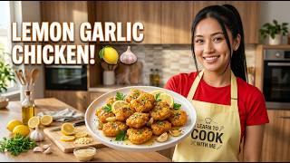 Lemon Garlic Chicken Recipe | Easy & Juicy Chicken 🍋🧄 | Learn To Cook With Me