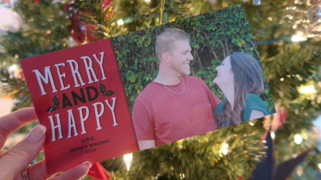 Our Christmas Cards Have Arrived | Vlogidays 2016 Day 16 - YouTube