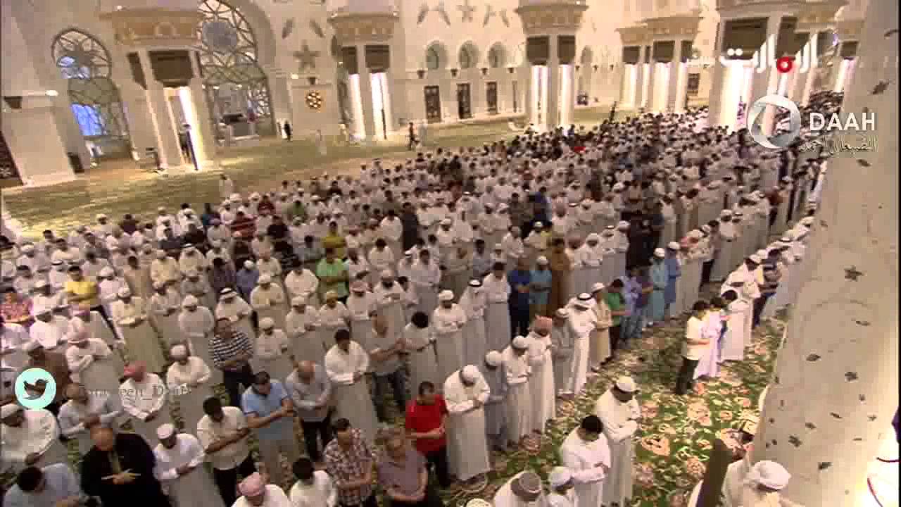 صلاة التهجد للشيخ إدريس ابكر ليلة 24 رمضان 1436 جامع الشيخ زايد(الصافات50-نهاية ص )