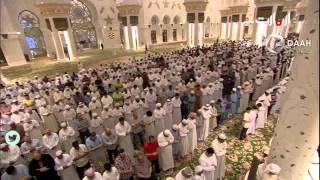 صلاة التهجد للشيخ إدريس ابكر ليلة 24 رمضان 1436 جامع الشيخ زايد(الصافات50-نهاية ص )