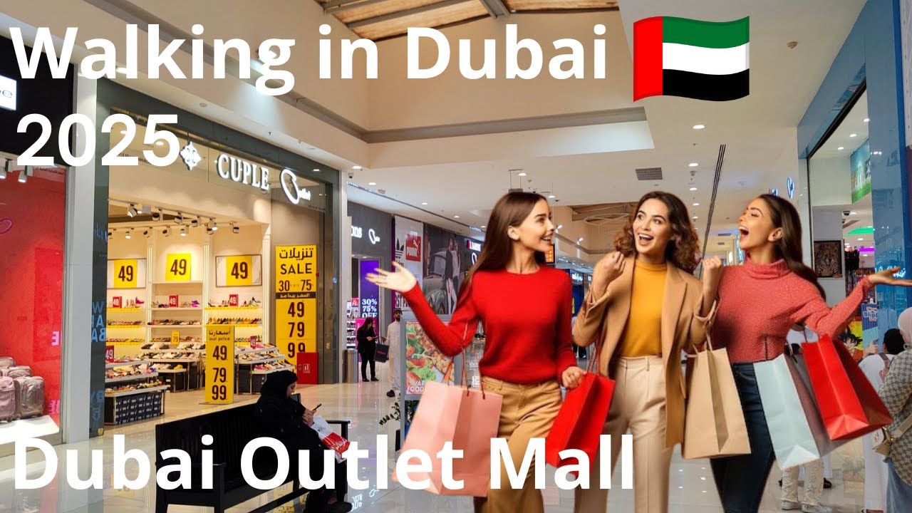 Dubai 🇦🇪 Outlet Mall Shopping, Big Discounts & Luxury for Less [4K] Walking Tour