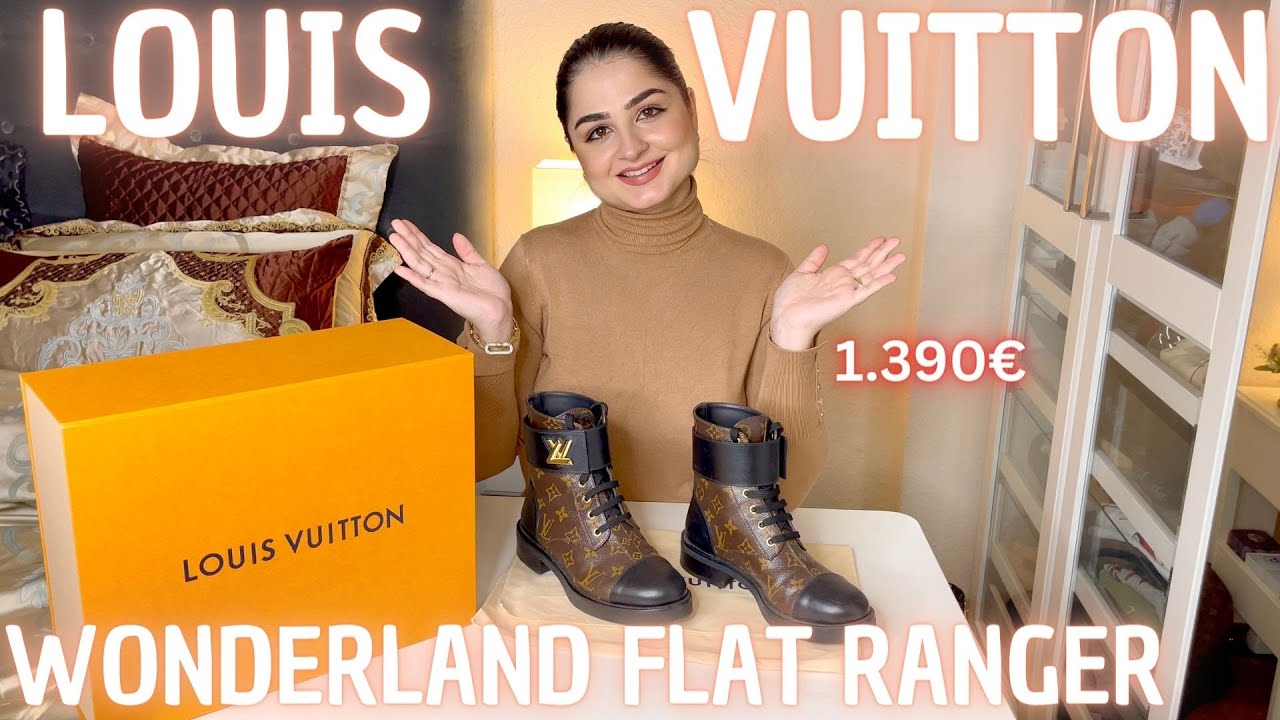 The Louis Vuitton Wonderland Flat Ranger Boots 🤎🖤 2 looks for