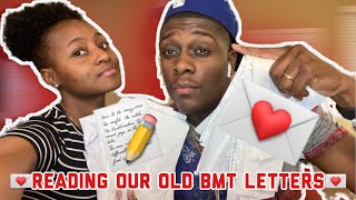READING OUR LOVE LETTERS FROM BASIC TRAINING|AIR FORCE| #LIGHTFOOTGANG