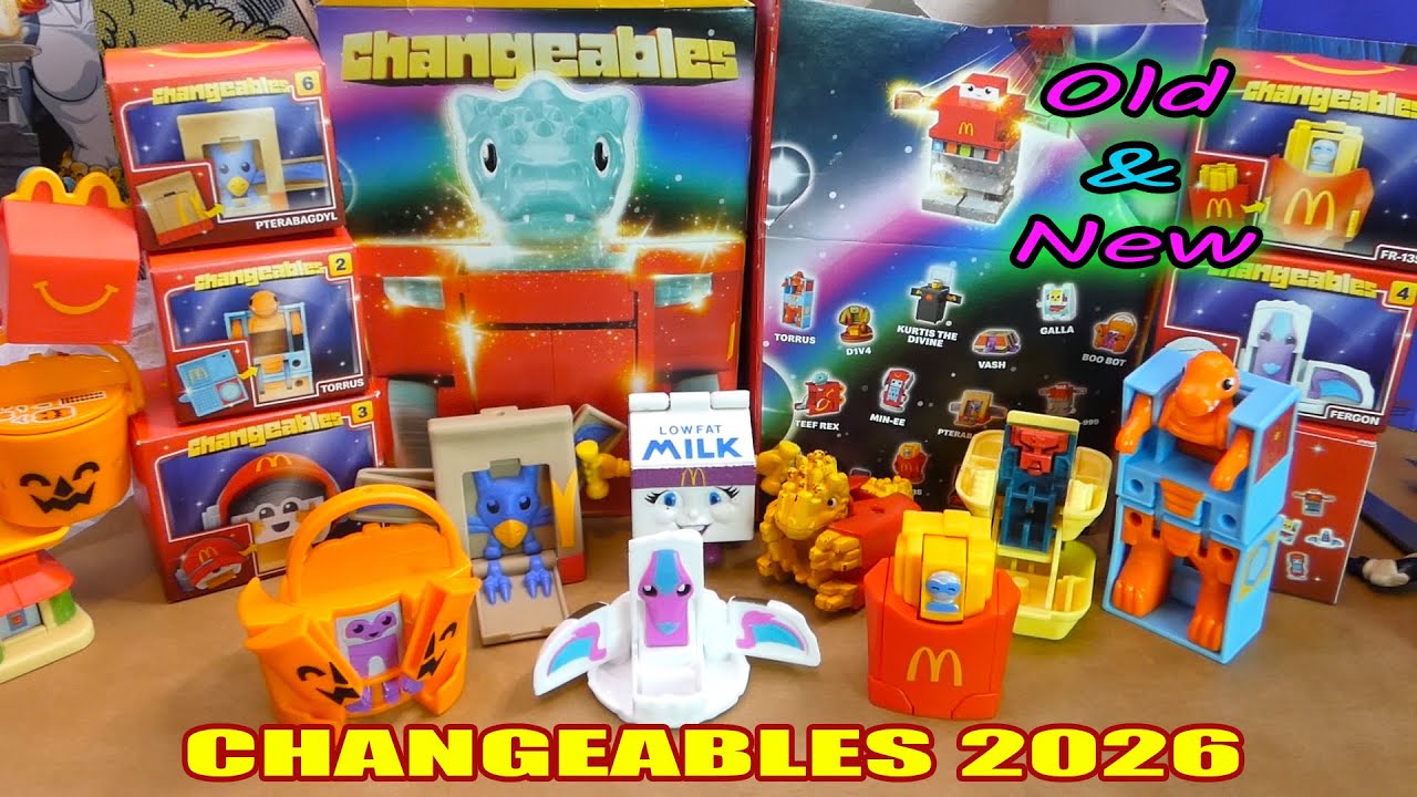 McDonald's CHANGEABLES Are Back in 2026! Unboxing Review & Vintage