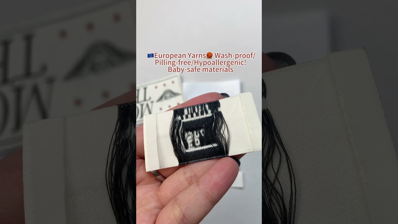 "16 years crafting premium woven labels! 🔥Custom designs welcome📩 
