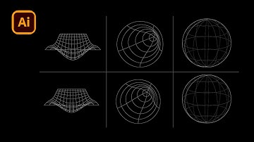 ILLUSTRATOR TUTORIAL: 3D WIREFRAME GRAPHICS