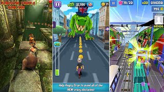 Run Angry Gran vs Subway Surfer vs Run Dungeon Run Amazing Runner | Kids GamePlay Walkthrough Vid#75 screenshot 5