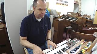 Yamaha Electone D- 85 'Fly me to the Moon' by Bart Howard