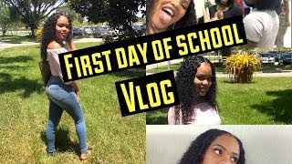 First Day of school Vlog // Senior year vlog // GRWM