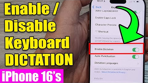 📲 Turn On/Off DICTATION on iPhone Keyboard | iOS 18 Guide for iPhone 16/16 Pro Max
