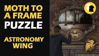 Celebrity Hogwarts Legacy Moth Frame Puzzle Astronomy Wing near Professor Fig’s Classroom Solution Wealth