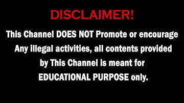 Disclaimer for EDUCATIONAL PURPOSE only | Royalty Free  - No Copyright Free to Use