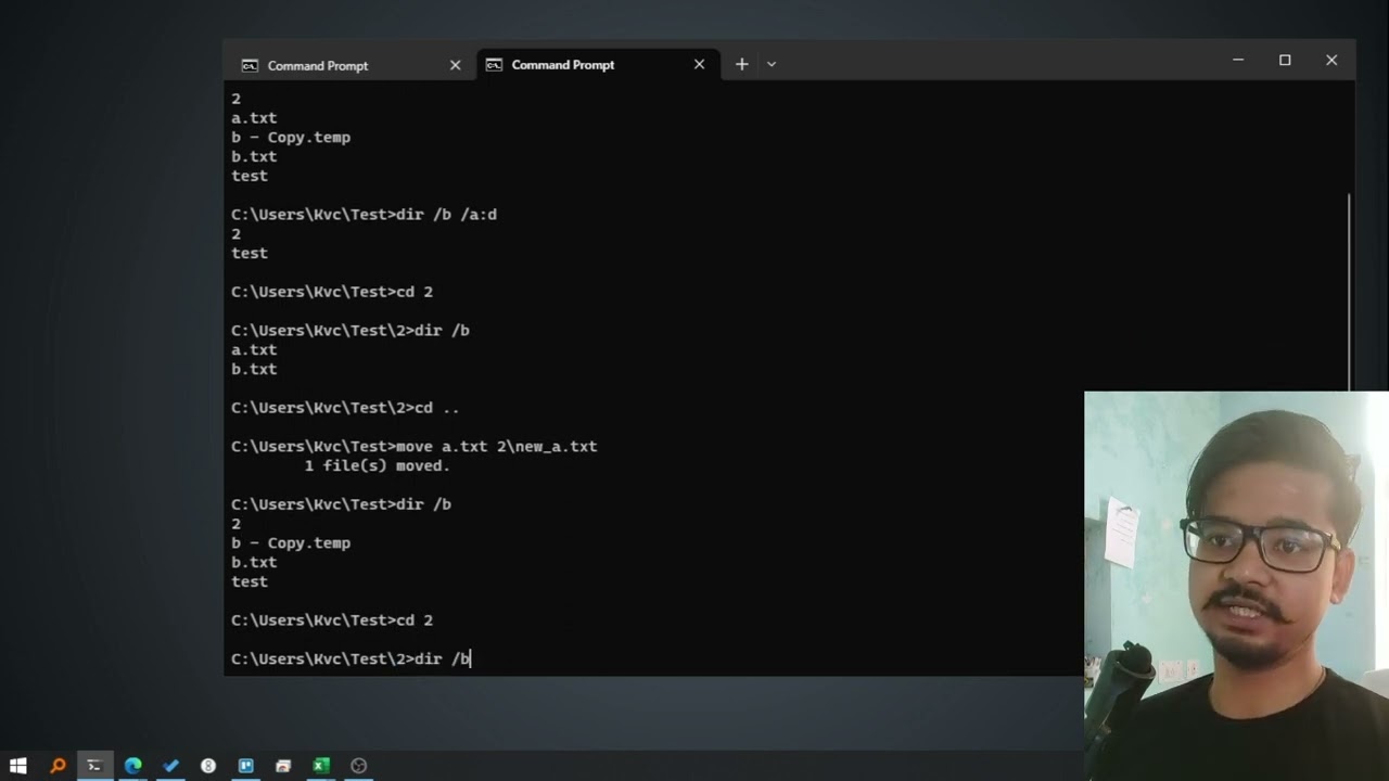 MOVE Command | Mastering the Art of Keyboard Kung Fu - 8 | Batch Man