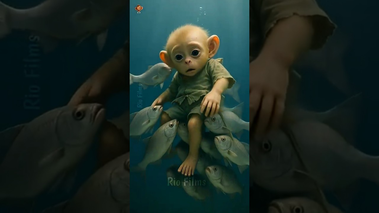 Poor Baby Monkey Rio 😭 | Emotional Fish Story ❤️
