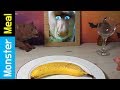 Banana  frame fictional  monster meal asmr eating sounds  kluna tik style