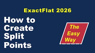 Save Time with Automatic Seam Split Points | ExactFlat 2026 Seam Splits