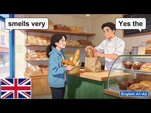 Video English Listening Practice: At the café | A2 Level