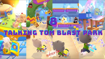 Talking Tom Blast Park Part8 Gameplay Android | Game Dede