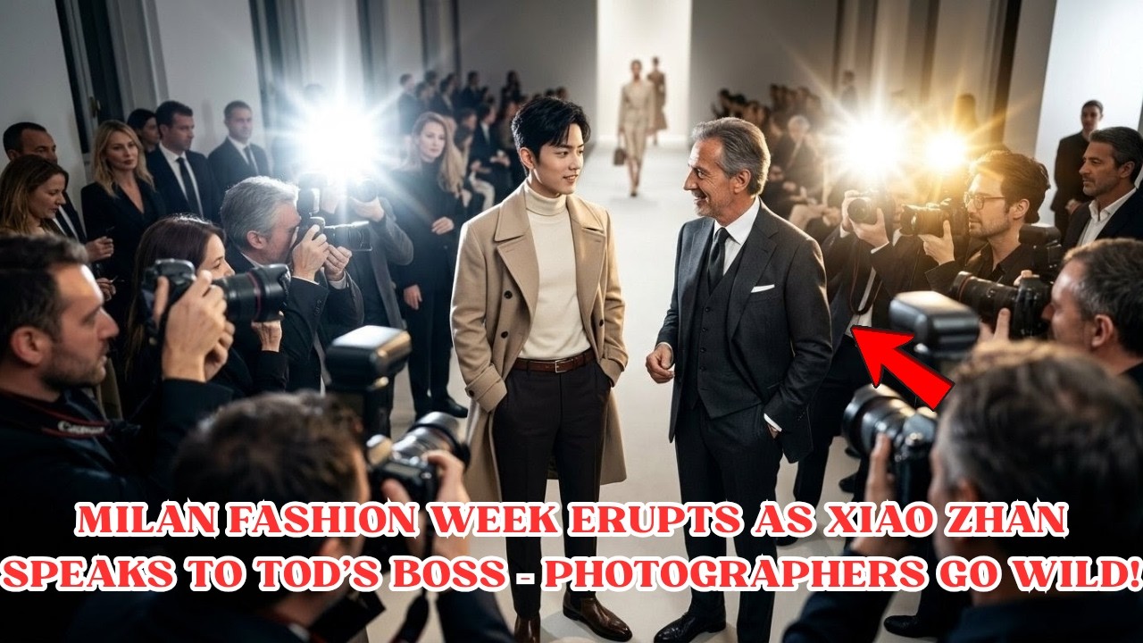 Безумное фото- и видео-шоу! Момент с Сяо Чжанем и Диего Делла Валле стал вирусным на Неделе моды в М