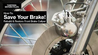 Save Your Brake! How to Restore a CB550 Front Brake Caliper.