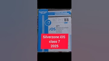 iOS Class 7  2025-26 Level 1 Question Paper| International Olympiad of Science #ios  #silverzone