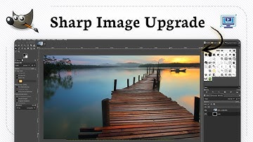 Hoe verander ik de resolutie van een afbeelding in GIMP (Sharp Details)