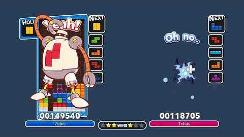 [Puyo Puyo Tetris AI] Zetris vs Tetras (26) - AI vs AI