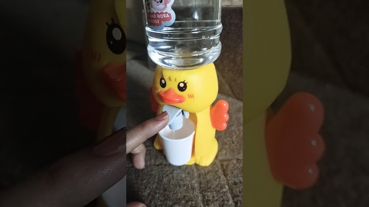 Kids water dispenser | cute duck shape water dispenser | 