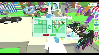 Trading a Frost Fury in Roblox Adopt Me   AdoptMeTradingValues com